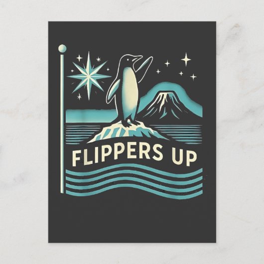 タリフおもしろいェに対するペンギンの抗議 シーズンポストカード (正面)