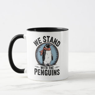 タリフおもしろいェに対するペンギンの抗議 マグカップ