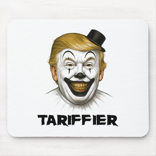 タリフィエ - 笑える経済関税ホラー トランプ小物 マウスパッド (正面)