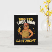 タリフダディ政治ミームおもしろい – トランプスタイルTa カード (黄色い花)