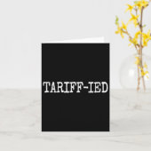 タリフ入りトランプアンチ関税が恐れ1 カード (黄色い花)