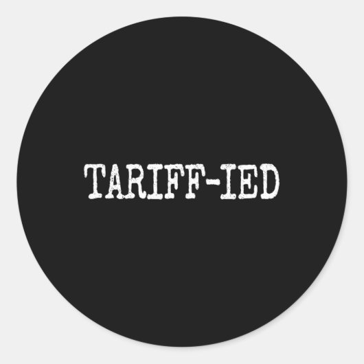 タリフ入りトランプアンチ関税が恐れ1 ラウンドシール (正面)