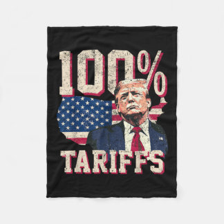 タリフ関税タリフ100% フリースブランケット