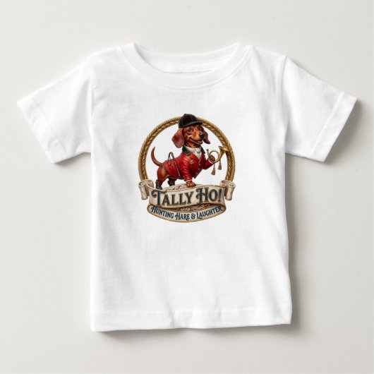 タリホー！ ベビーTシャツ (正面)