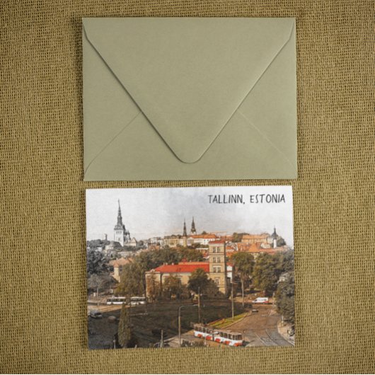 タリンエストニアシティパノラマビュー ポストカード