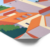 タリンエストニアレトロトラベルアートヴィンテージ ポスター (角)