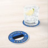 タリンエストニア ラウンドペーパーコースター (インサイチュ)