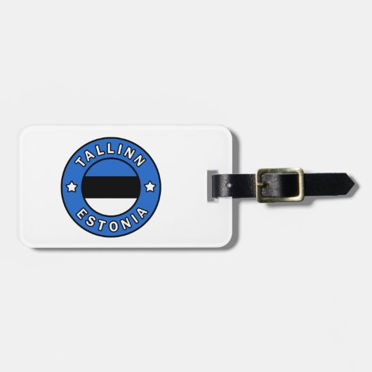 タリンエストニア ラゲッジタグ (正面横)