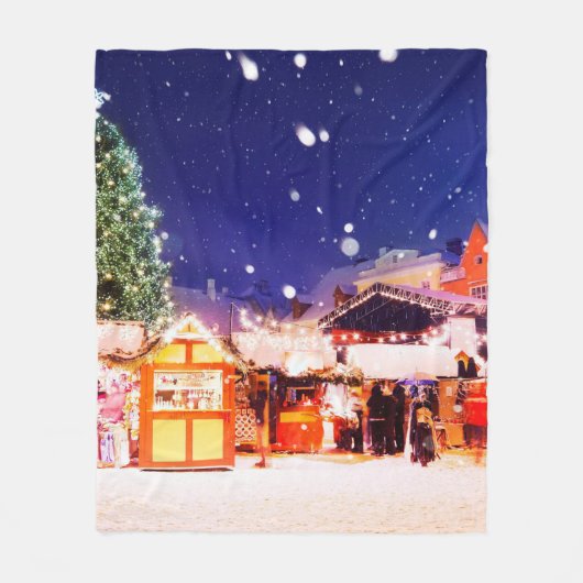タリンクリスマスマーケット。 フリースブランケット (正面)