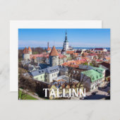 タリンダウンタウンエアリアルビューインエストニア (正面/裏面)