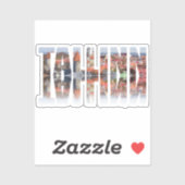 タリン文字は旧市街から成る シール (シート)