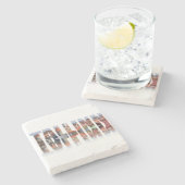 タリン文字は旧市街から成る ストーンコースター (横)