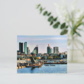 タリン,エストニアの街並み写真 ポストカード (スタンド正面)