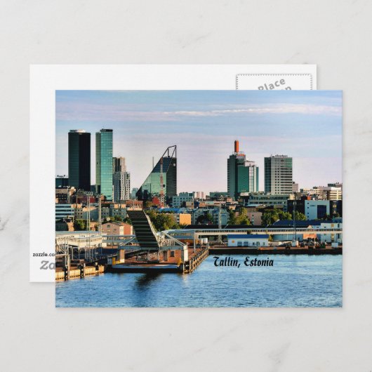 タリン，エストニアの街並み写真 ポストカード (正面/裏面)