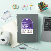 タリン エストニア 旅行チケット シール (iPadカバー)