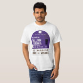 タリン エストニア 旅行チケット Tシャツ (正面フル)