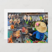 タリン・チャン浮遊市場 ポストカード (正面/裏面)