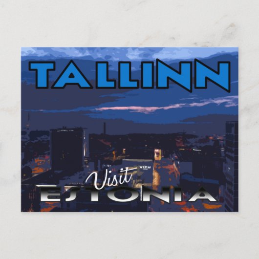 タリン、Visit Estoniaポストカード ポストカード (正面)