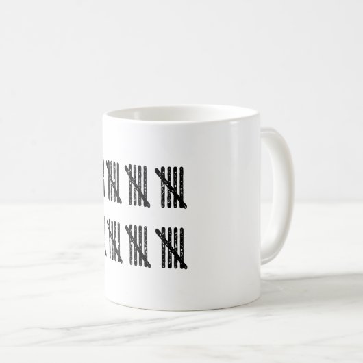 タリーシート40誕生日ギフトボードゲーマーパパ コーヒーマグカップ (正面右)