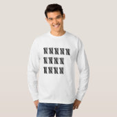 タリーシート65誕生日ギフトボードゲーマーグランパ Tシャツ (正面フル)