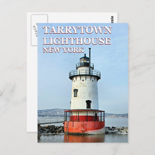 タリータウンライトハウスニューヨーク葉書 ポストカード (正面/裏面)