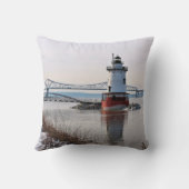 タリータウンライトハウスニューヨーク装飾用クッション クッション (裏面)