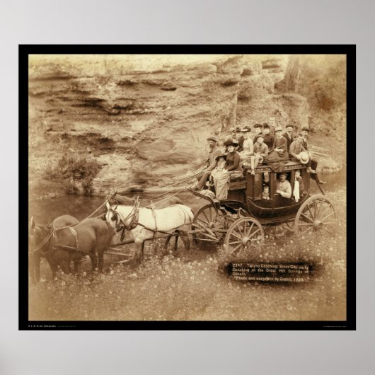 タリーホステージコーチスーシティSD 1889 ポスター (正面)