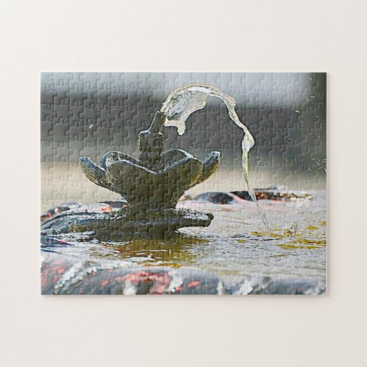 タリー,キルデア。噴水安定ヤード ジグソーパズル (横)