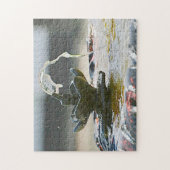 タリー,キルデア。噴水安定ヤード ジグソーパズル (縦)