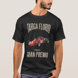 タルガ・フローリオ1965ヴィンテージ・グランプリ・レーシングポスター Tシャツ