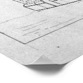 タルキニアのエトルリアの墓の再建 ポスター (角)