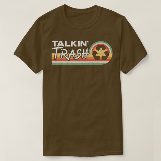 タルキンごみトラックごみ収集機Recycli Tシャツ (デザイン正面)