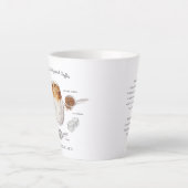タルゴナコーヒーLOVER|モノグラムラテマグ カフェラテマグ (正面)