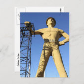 タルサの金のドリラーはがき ポストカード (正面/裏面)