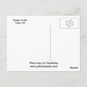 タルサの金のドリラーはがき ポストカード (裏面)