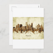 タルサオクラホマシティスケープ シーズンポストカード (正面/裏面)