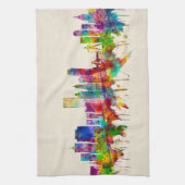 タルサオクラホマスカイライン キッチンタオル (縦)