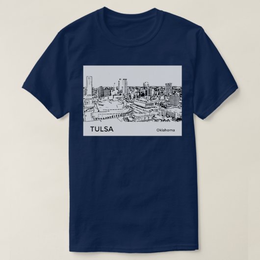 タルサオクラホマ2 Tシャツ (デザイン正面)