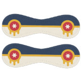 タルサ国旗を持つ愛国的ソフトボール。オクラハマ ソフトボール (パネル)