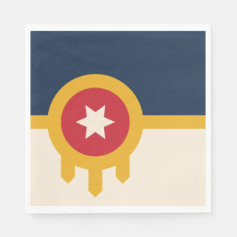 タルサ国旗（オクラホマ州） スタンダードランチョンナプキン