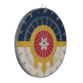 タルサ国旗(オクラホマ州) ダーツボード (正面左)