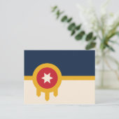 タルサ国旗(オクラホマ州) ポストカード (スタンド正面)