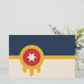 タルサ国旗(オクラホマ州) 便箋 (スタンド正面)