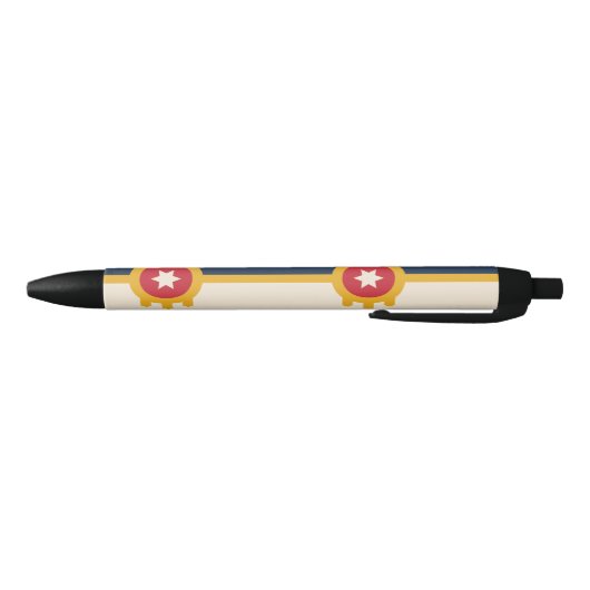 タルサ国旗（オクラホマ州） 黒ボールペン (ボトム)