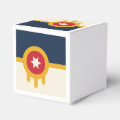 タルサ市旗を持つ愛国的な優遇箱 フェイバーボックス (裏面サイド)