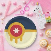 タルサ市旗 ペーパープレート (パーティー)