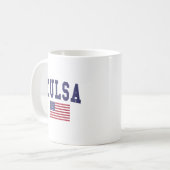 タルサ米国旗 コーヒーマグカップ (正面左)