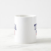 タルサ米国旗 コーヒーマグカップ (中央)