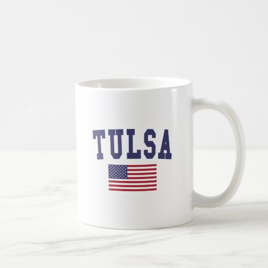 タルサ米国旗 コーヒーマグカップ (右)