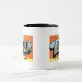 タルサ、オクラホマからの挨拶! マグカップ (中央)